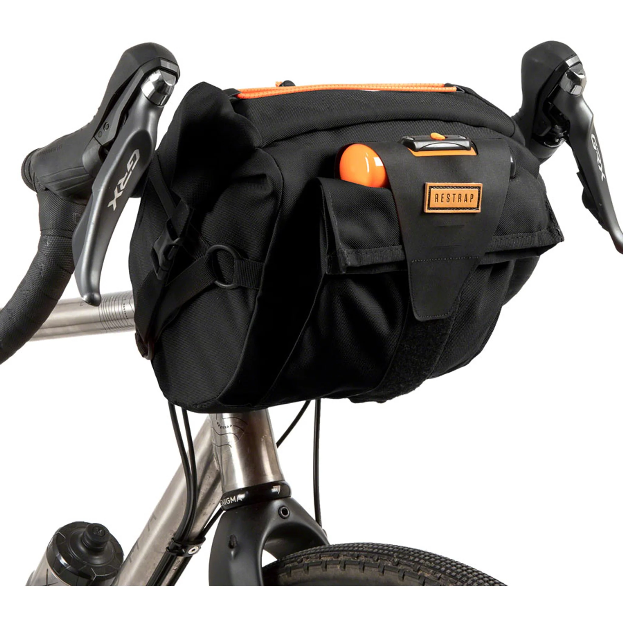 Restrap Bar Pack Handlebar Bag - Black - Image 3