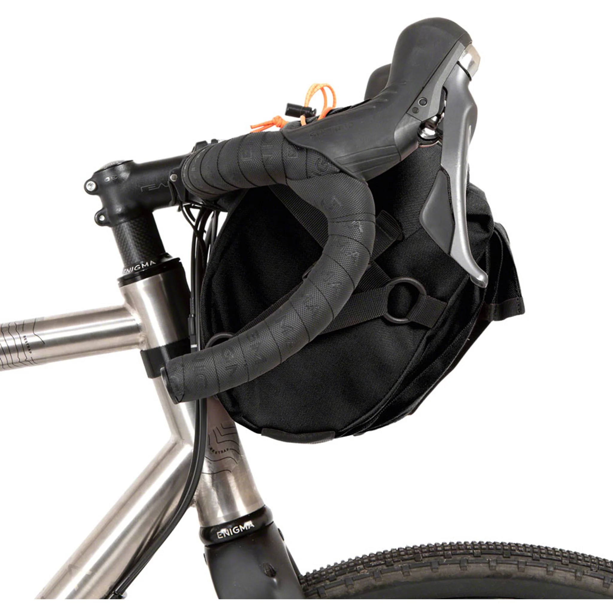 Restrap Bar Pack Handlebar Bag - Black - Image 4
