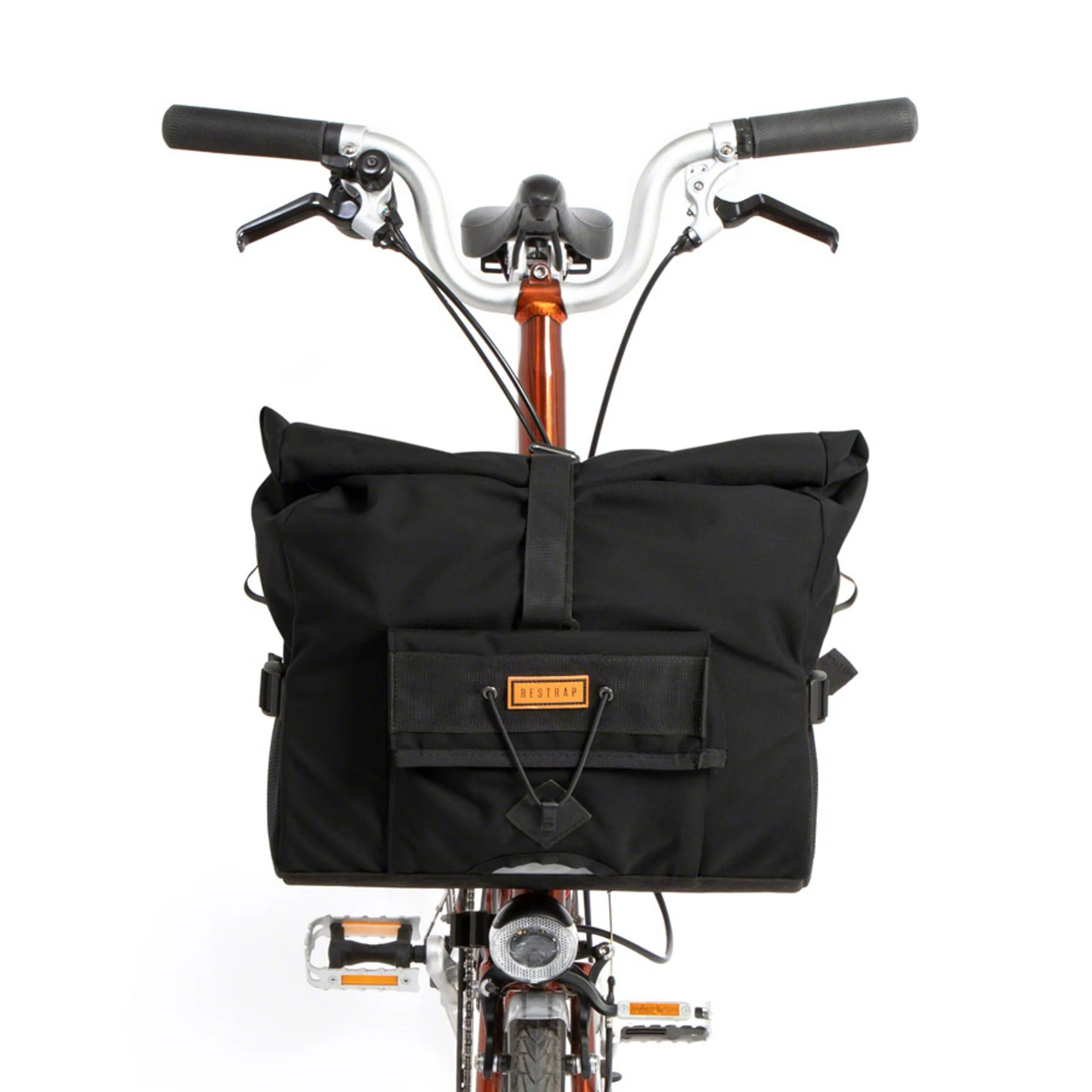 City Loader Handlebar Bag - Fits Brompton Mount, 20L, Black - Image 2