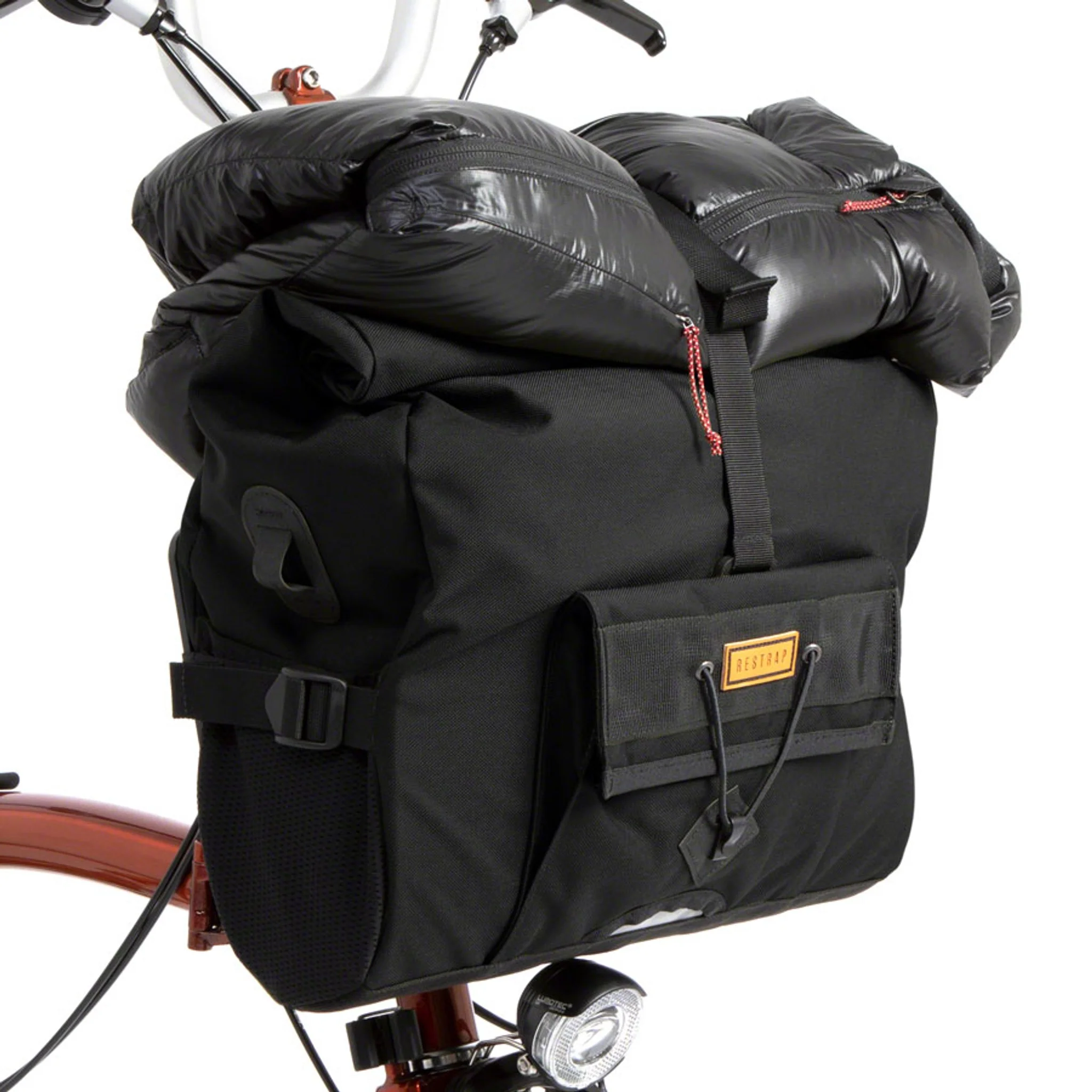 City Loader Handlebar Bag - Fits Brompton Mount, 20L, Black - Image 5