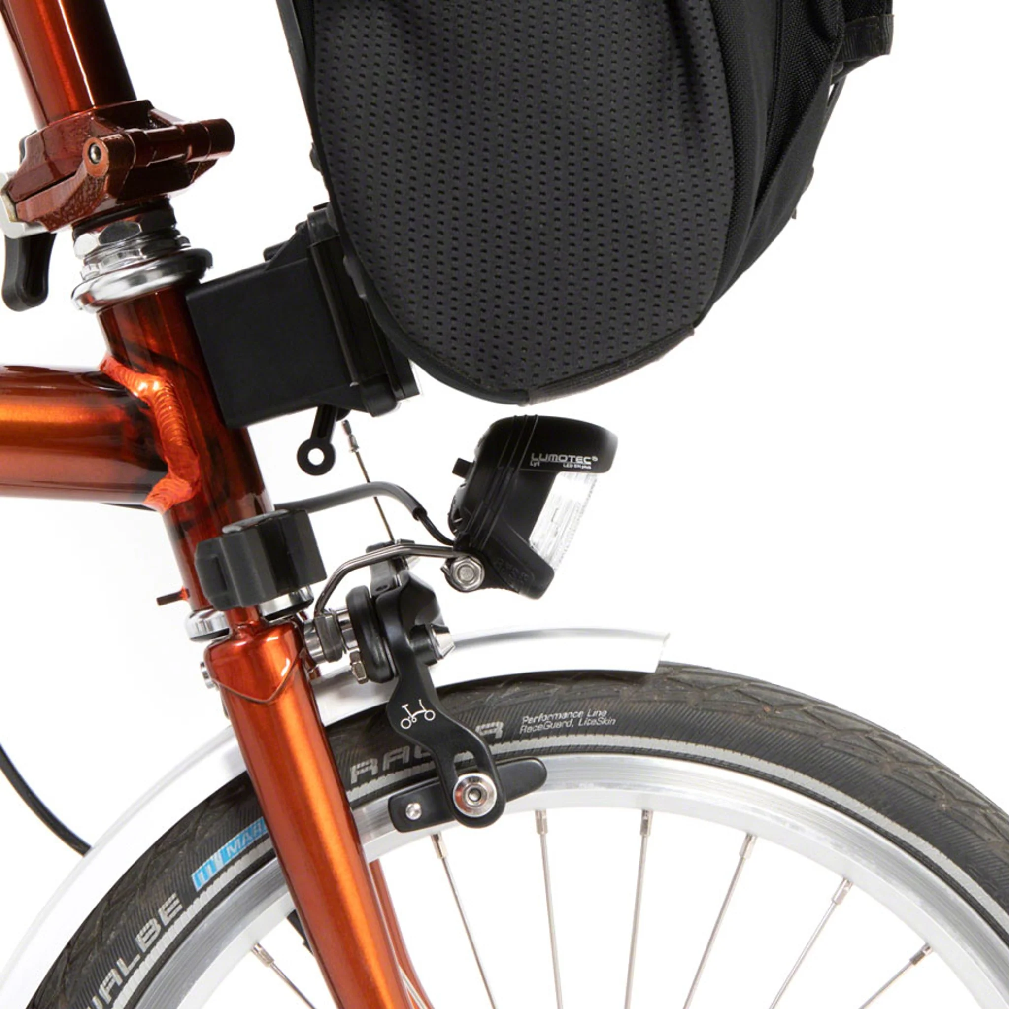 City Loader Handlebar Bag - Fits Brompton Mount, 20L, Black - Image 8