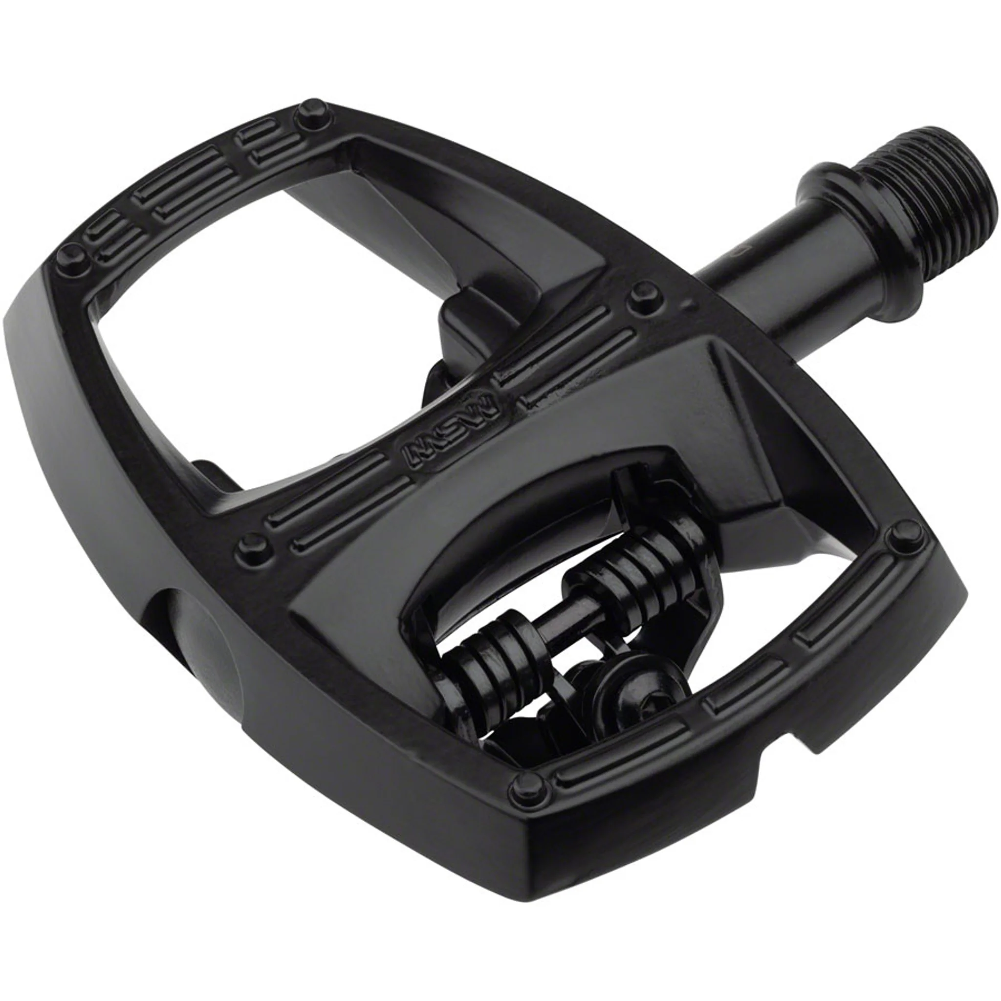 Flip I Pedals - Single Side Clipless with Platform, Aluminum, 9/16", Intense Black - Image 2