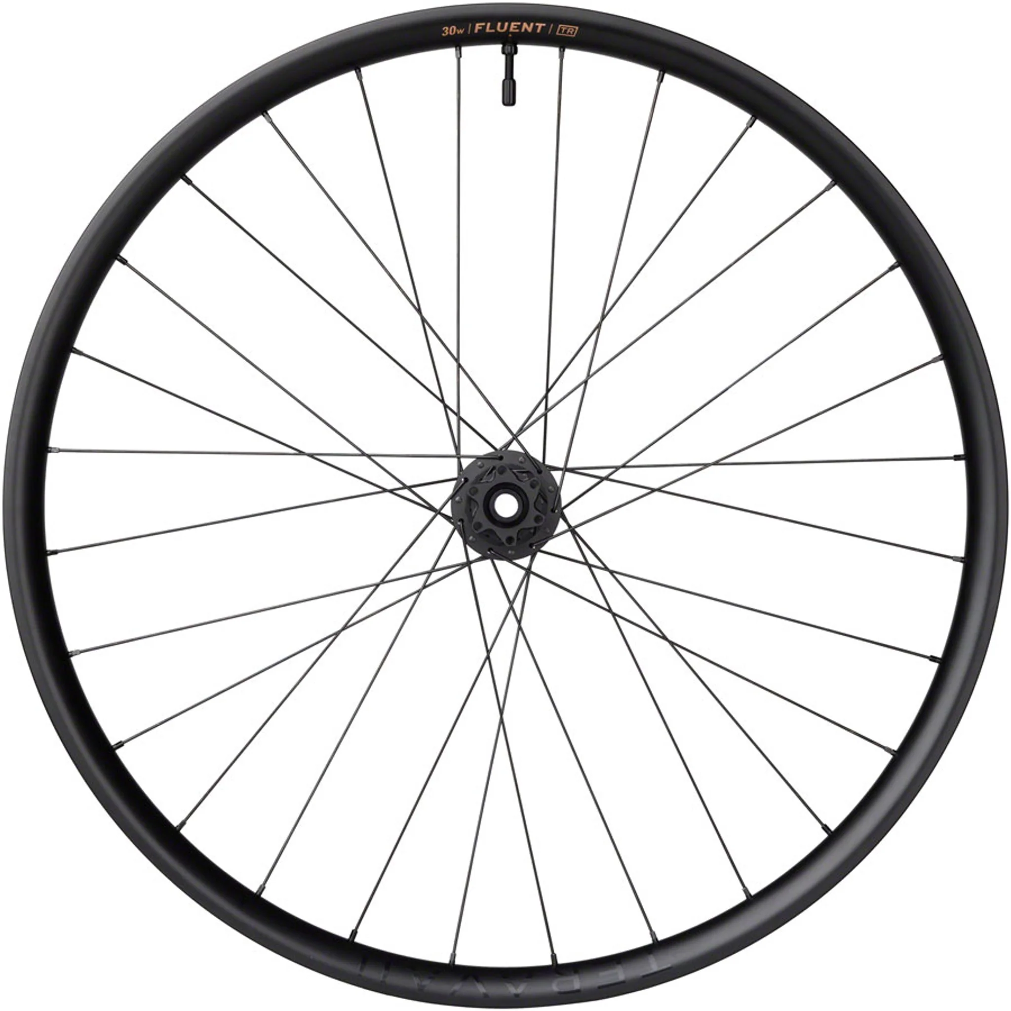 Teravail Fluent Mountain Front Wheel - 29", 15 x 110mm Boost, 6-Bolt, Carbon, DT350, 28H - Image 2