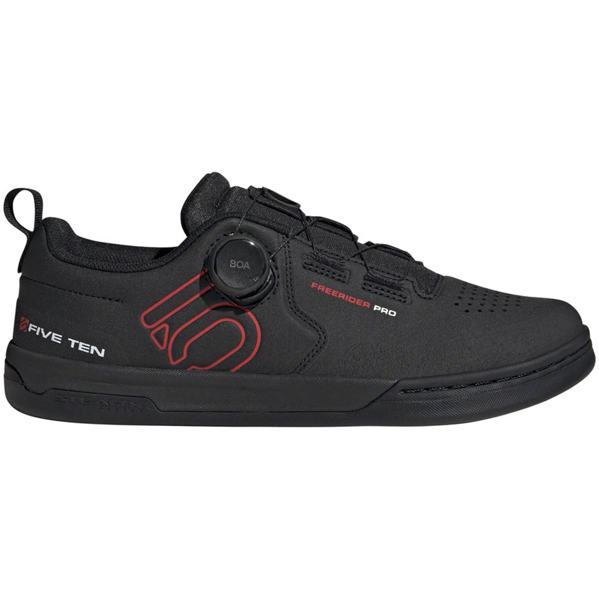 Freerider Pro BOA Flat Shoes - Men's, Core Black/Red/FTWR White - Image 5
