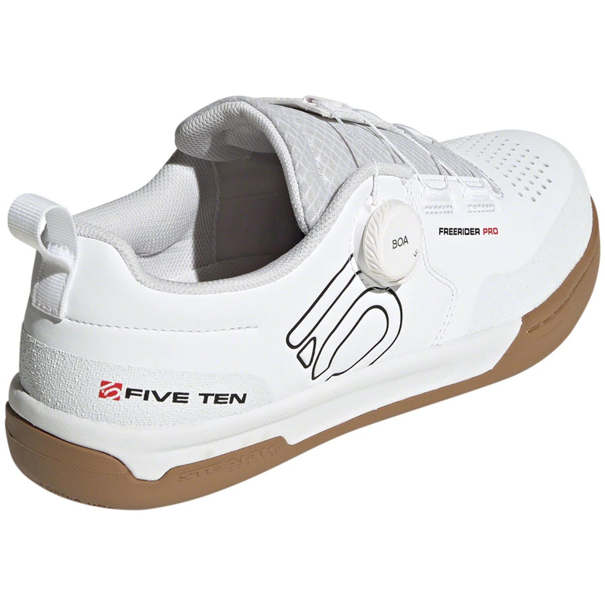 Freerider Pro BOA Flat Shoes - Men's, FTWR White/Core Black/Red - Image 5