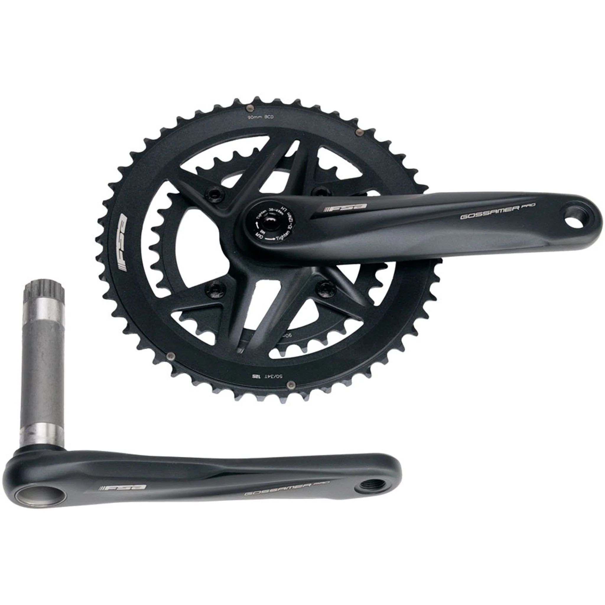 Gossamer Pro 2x MegaExo Crankset - Image 3