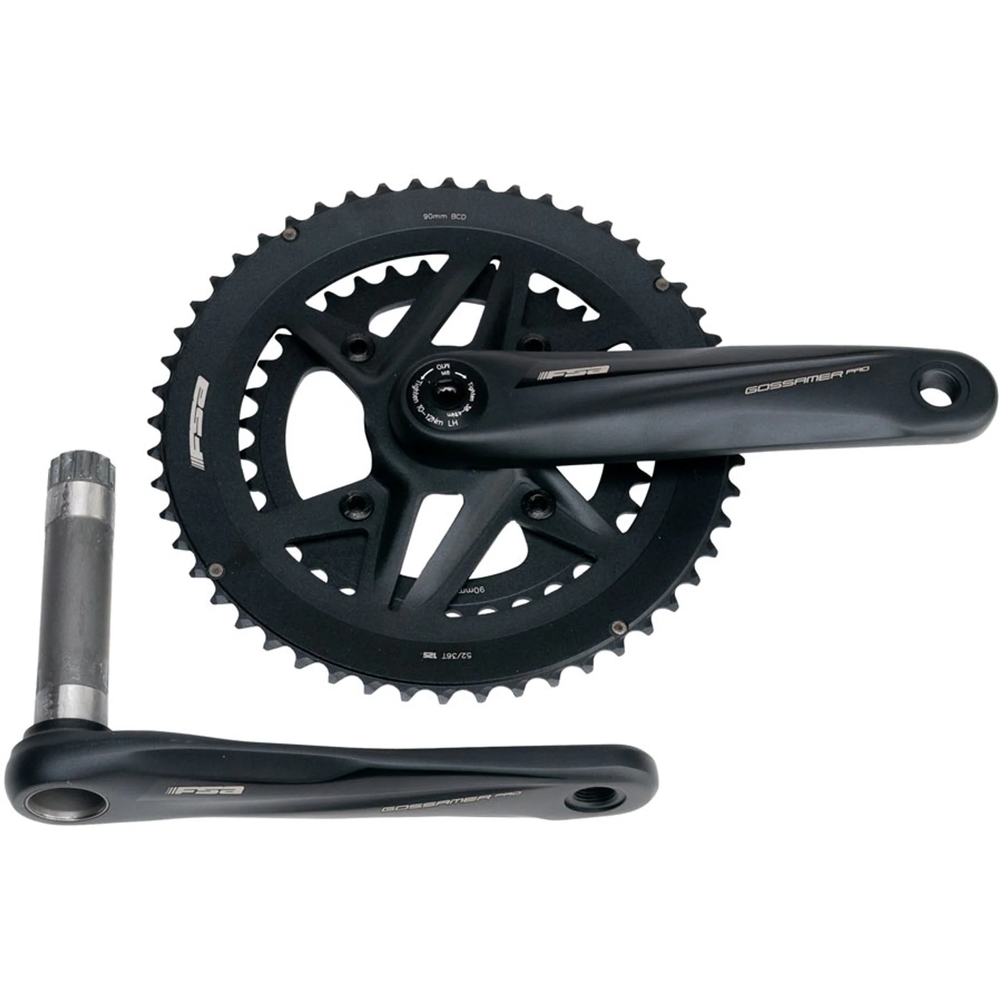 Gossamer Pro 2x MegaExo Crankset - Image 4
