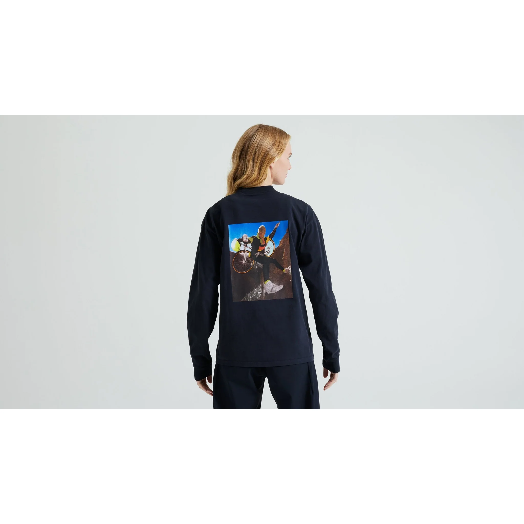 Graphic Long Sleeve Relaxed T-Shirt - Image 14