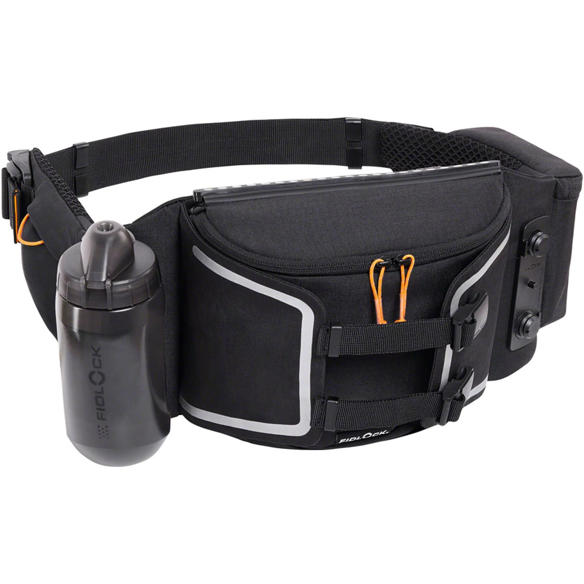 Hip Belt Double Bottle Base - Black