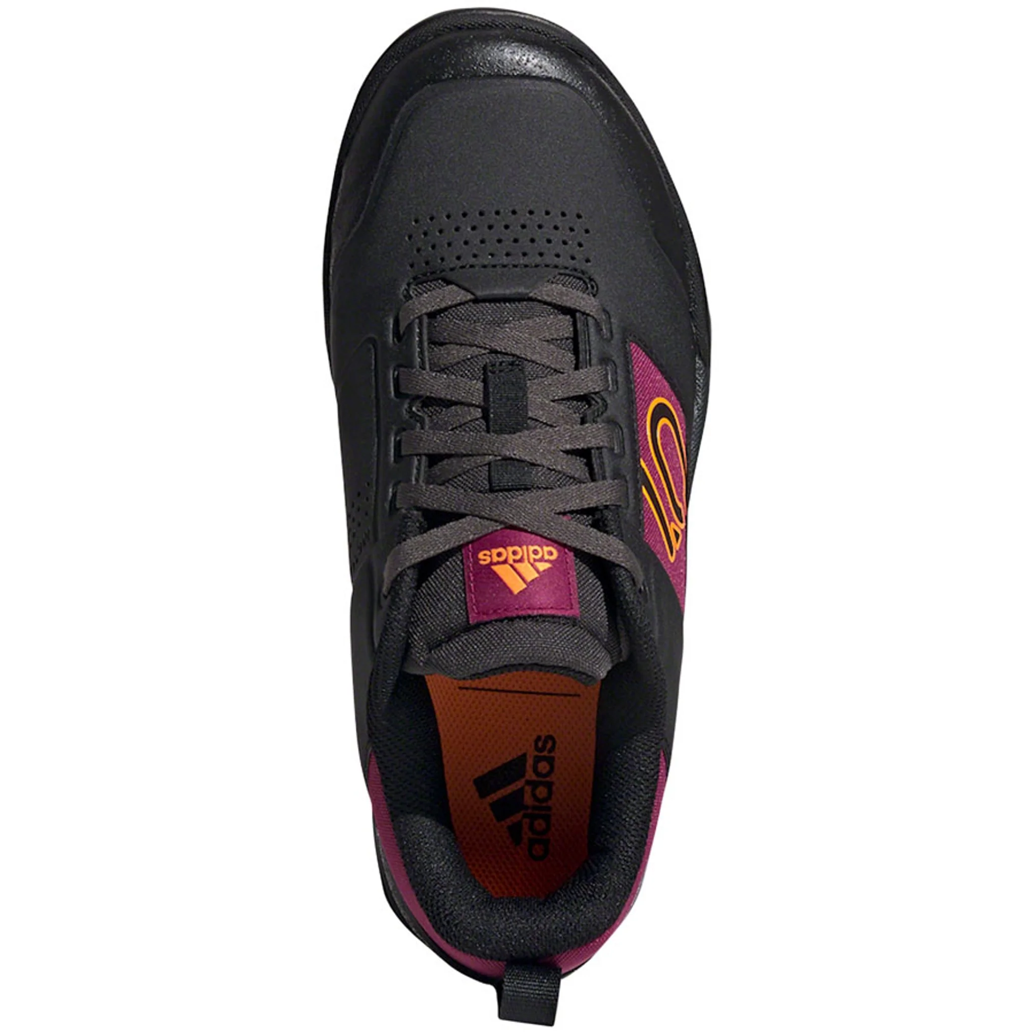 Impact Pro Flat Shoes  -  Women's, Core Black / Signal Orange / Power Berry - Image 2
