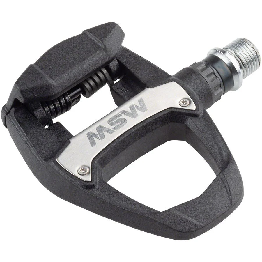 Judo Pedals - Single Side Road Clipless, Composite, 9/16", Black