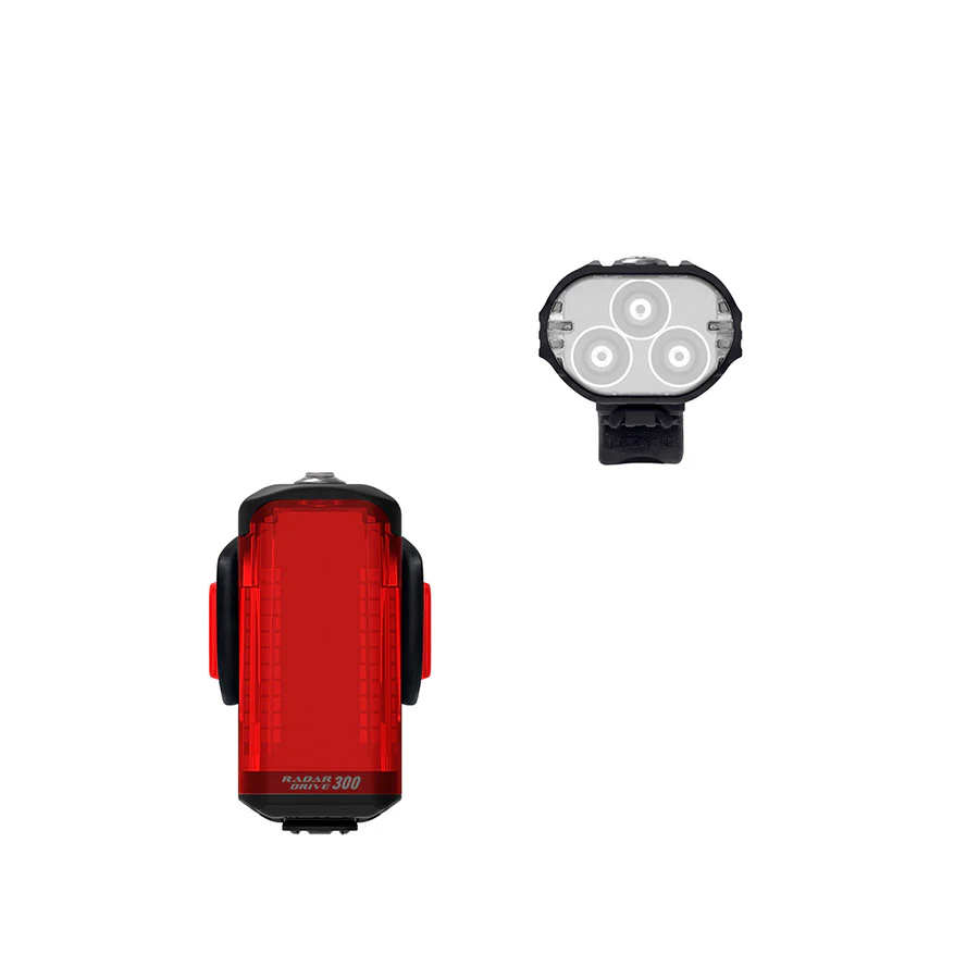Lezyne React Drive 1200/RadarReact 300 Headlight and Taillight Set - Image 2
