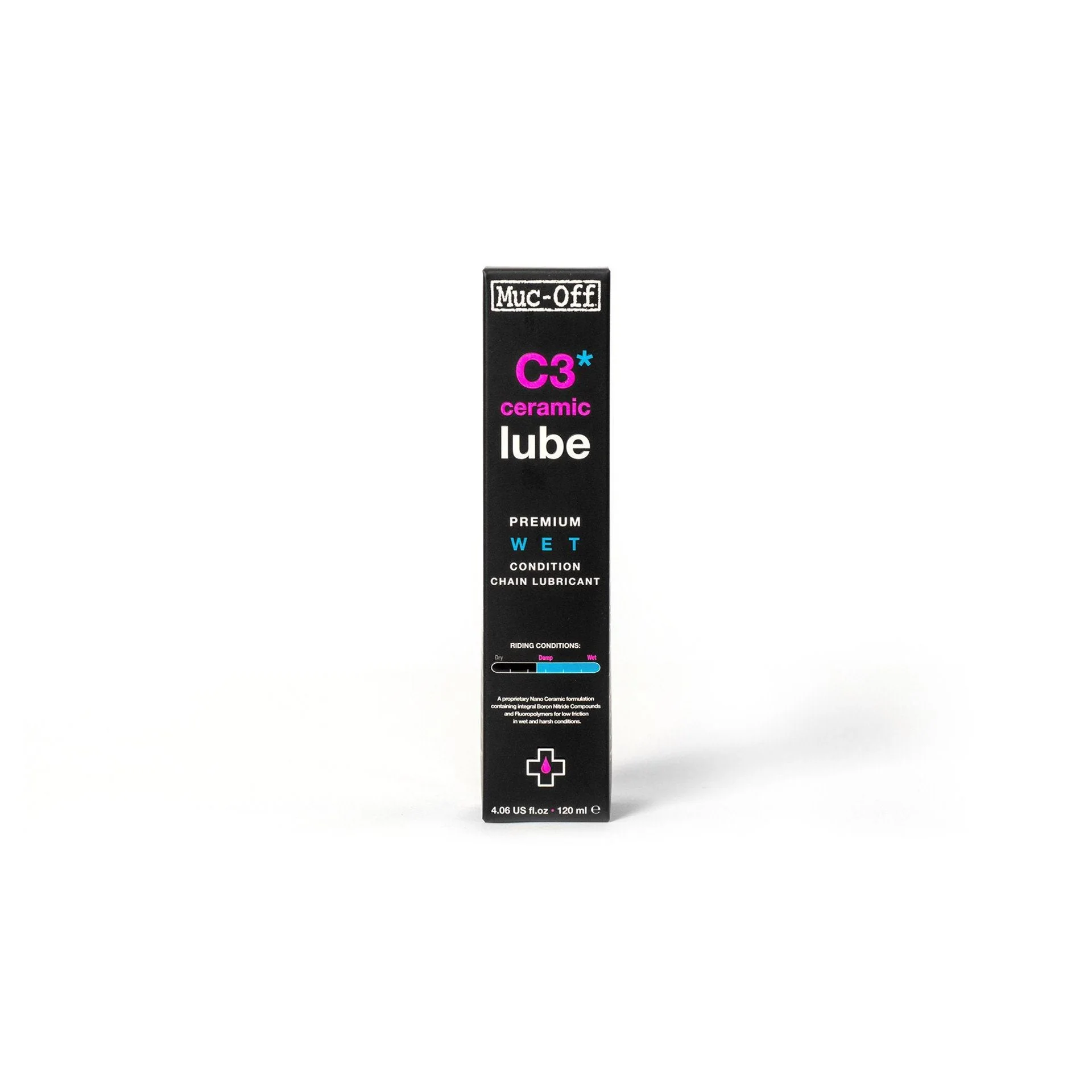 Muc-Off C3 Ceramic Wet Bike Chain Lube - 120ml