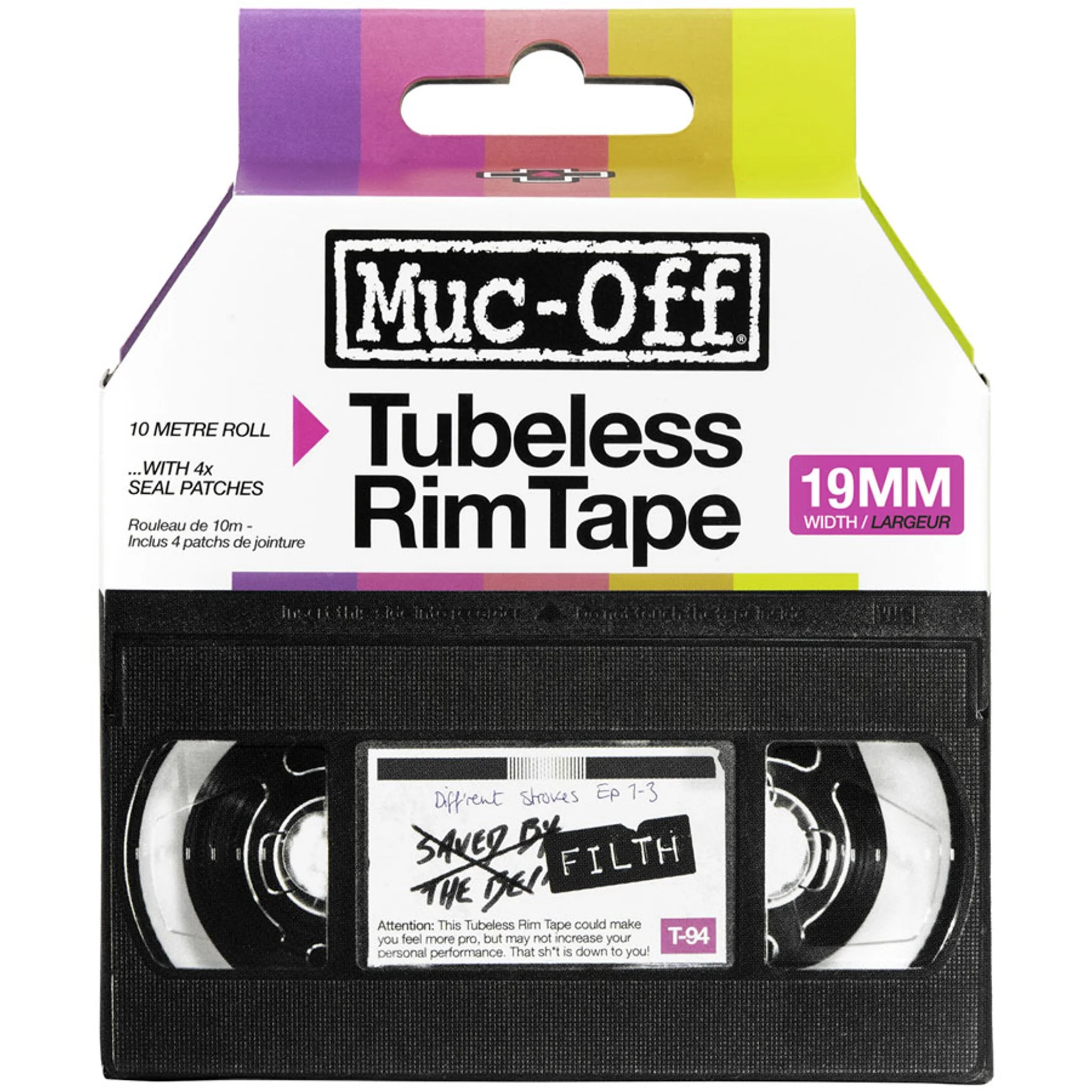Muc-Off Rim Tape 10m Roll - 19mm, Boxed
