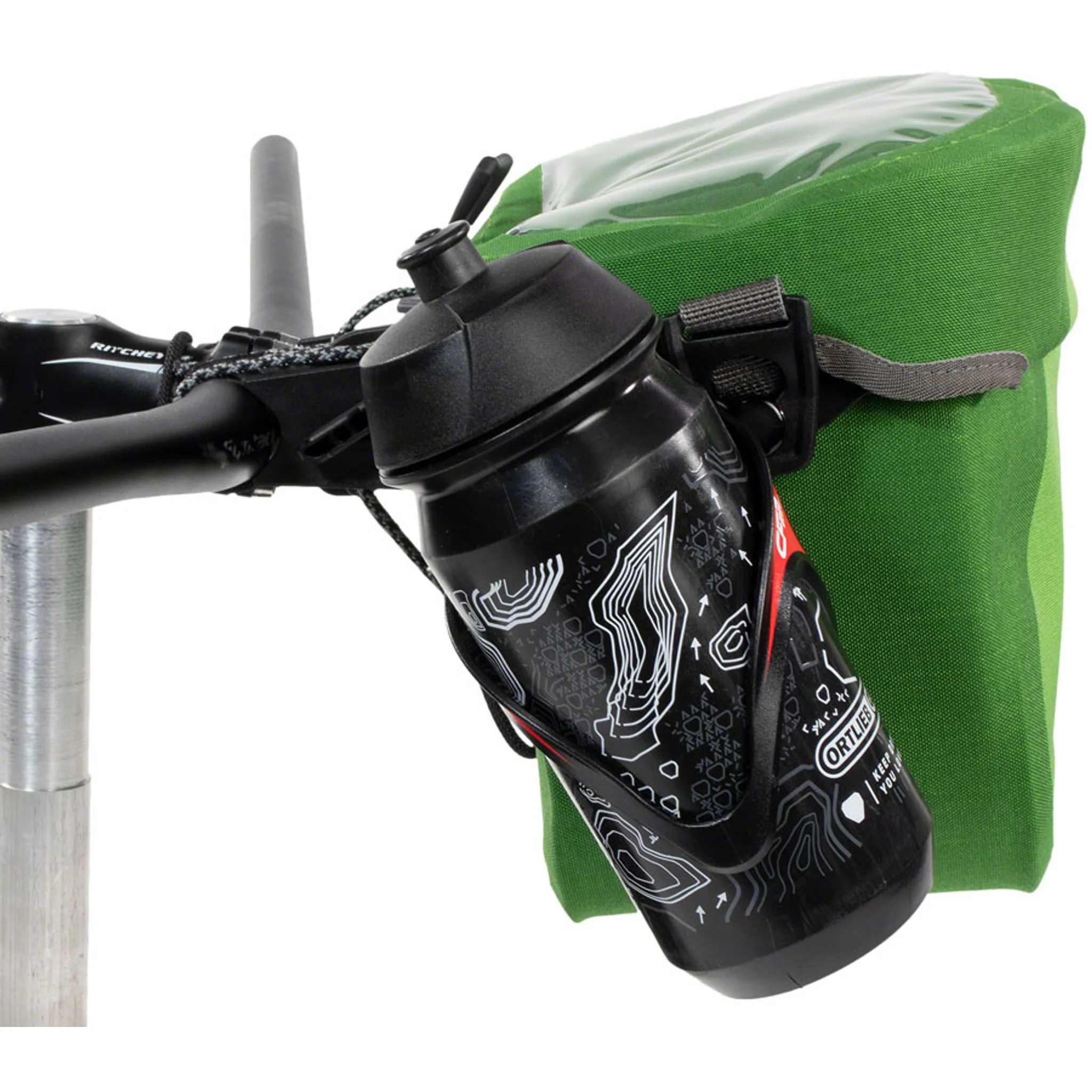 O-Strap Bottle Cage Mount - Black - Image 2