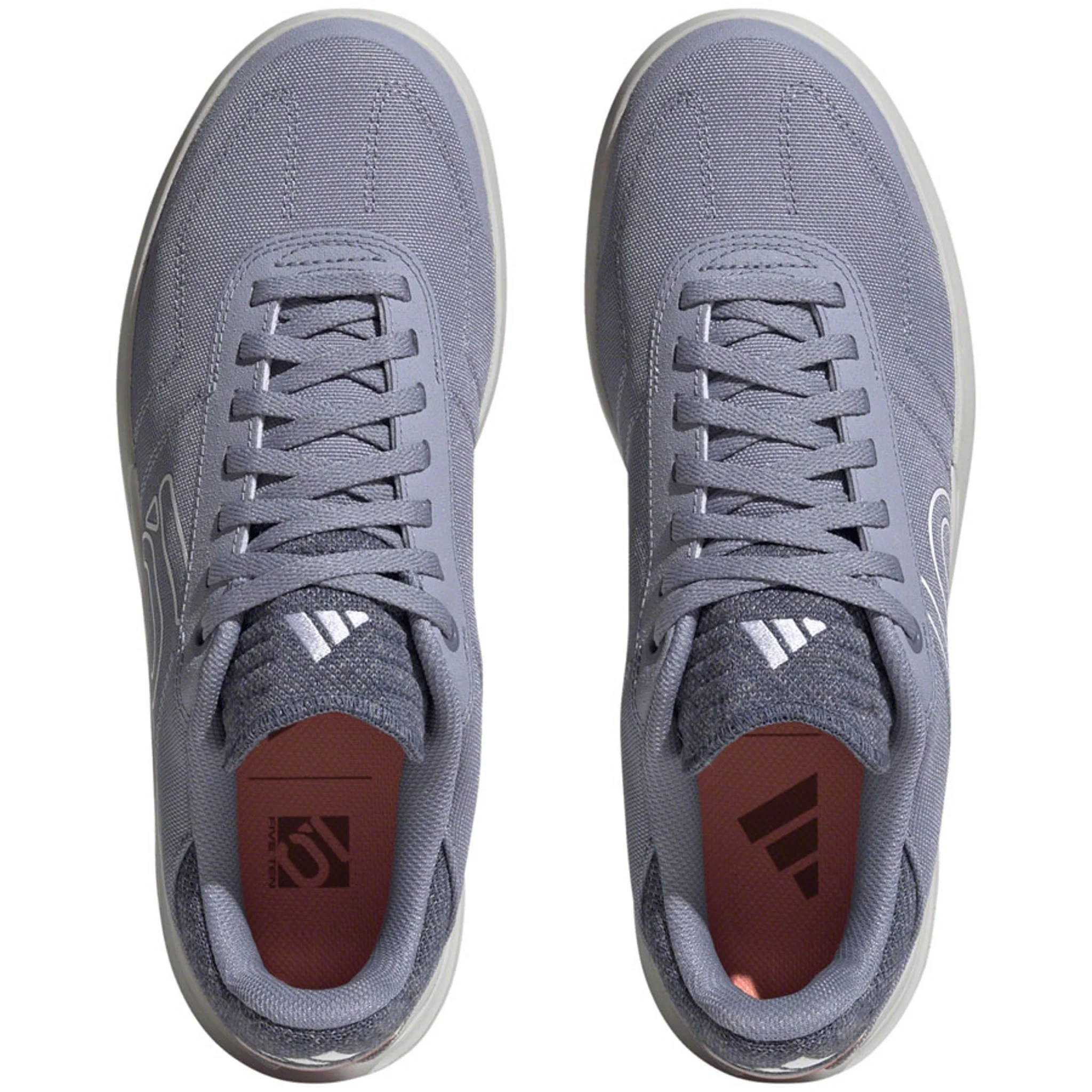 Sleuth DLX Canvas Flat Shoes - Women's, Silver Violet/Ftwr White/Coral Fusion - Image 3