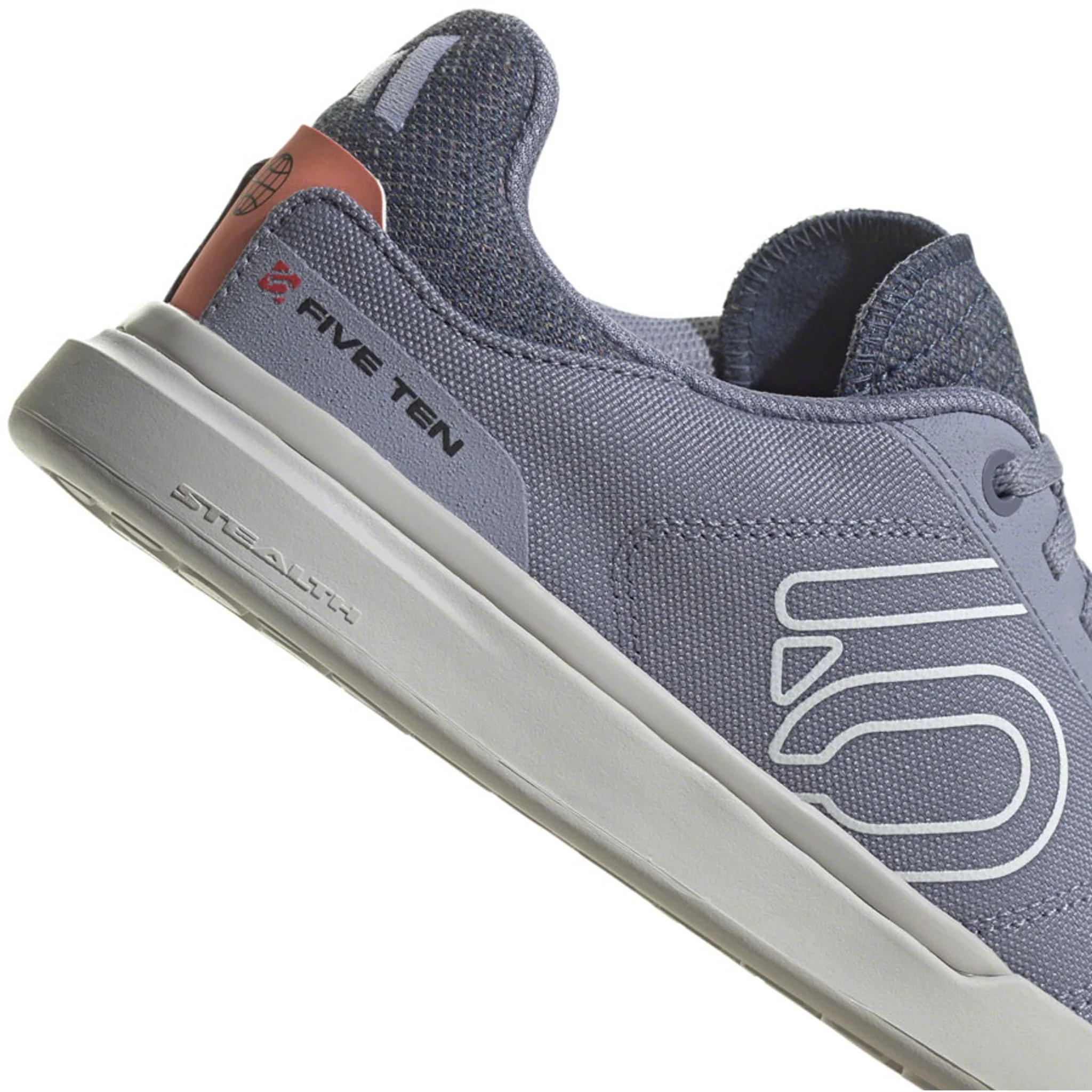 Sleuth DLX Canvas Flat Shoes - Women's, Silver Violet/Ftwr White/Coral Fusion - Image 7