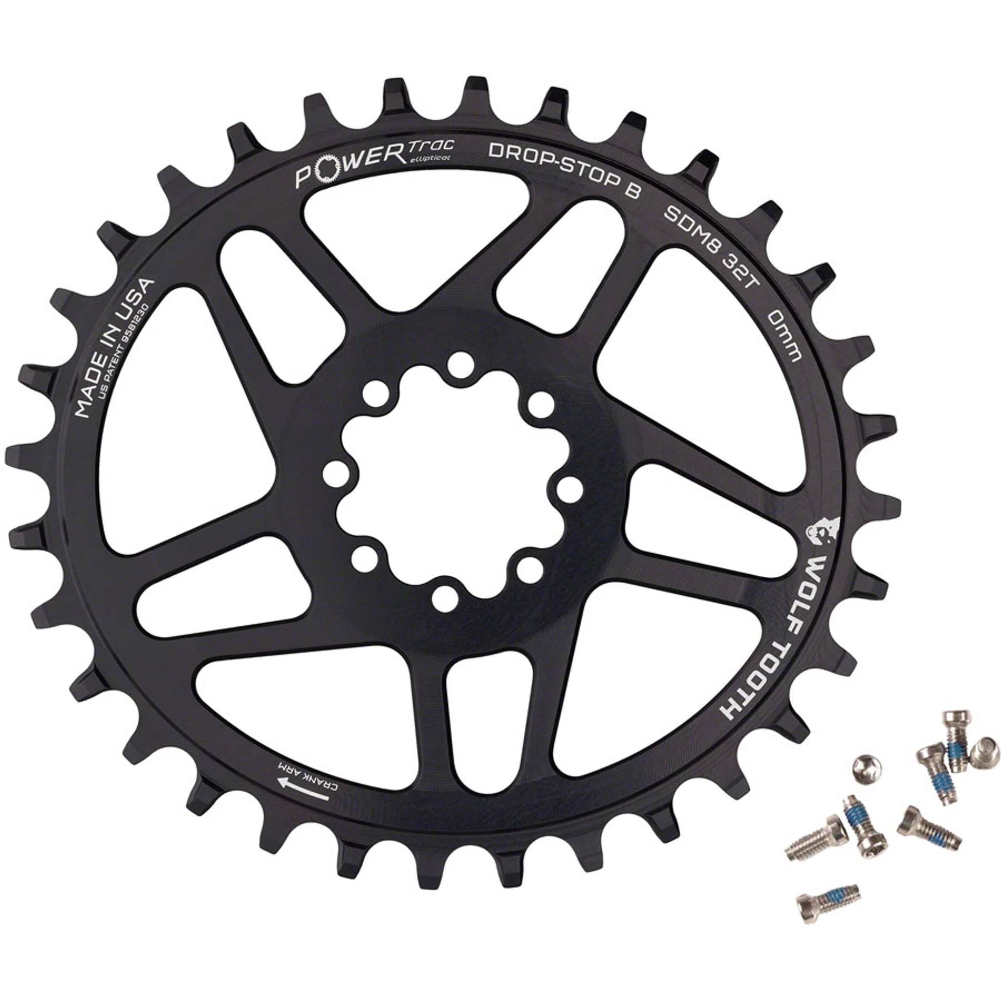 SRAM Elliptical 8-Bolt Direct Mount Chainrings
