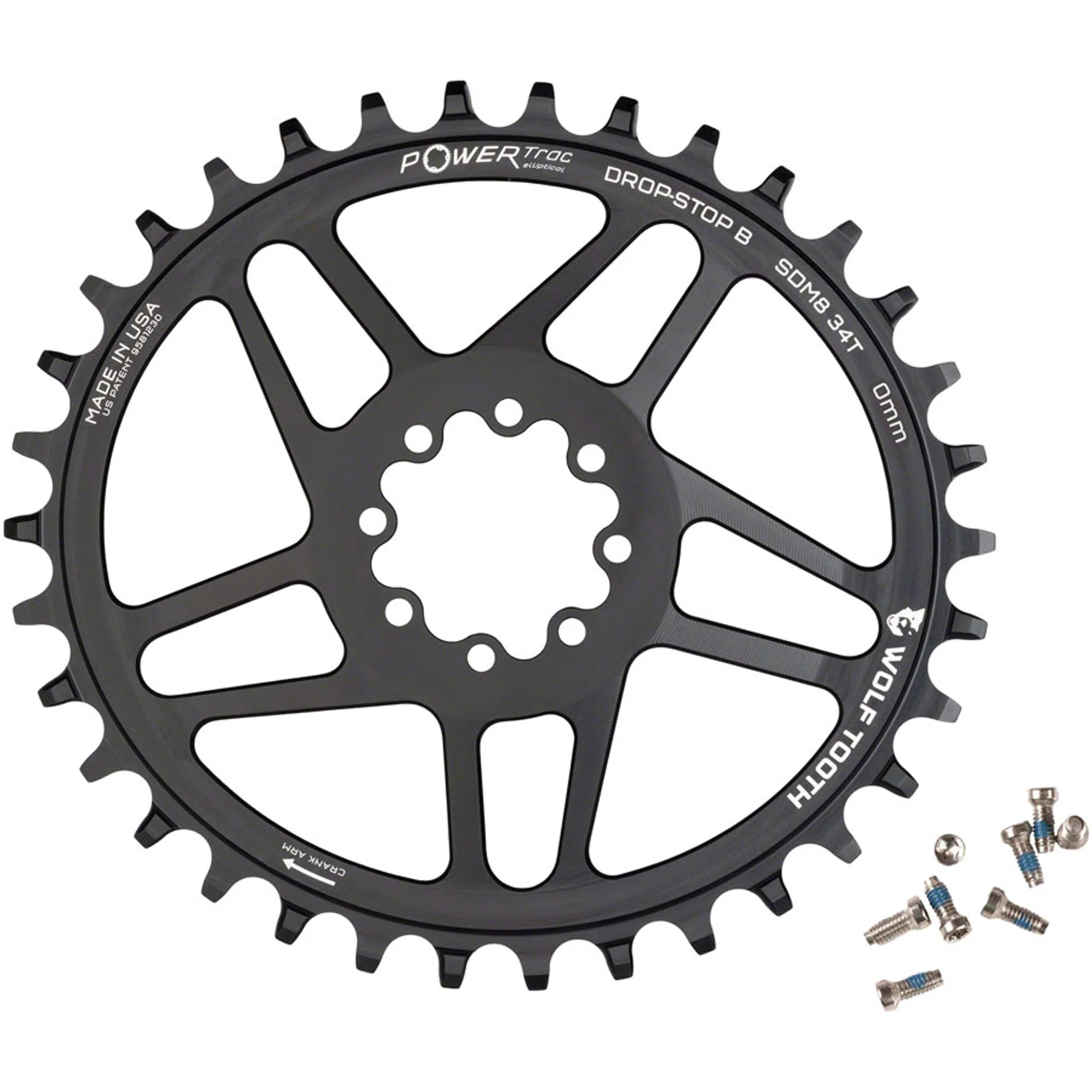 SRAM Elliptical 8-Bolt Direct Mount Chainrings - Image 3