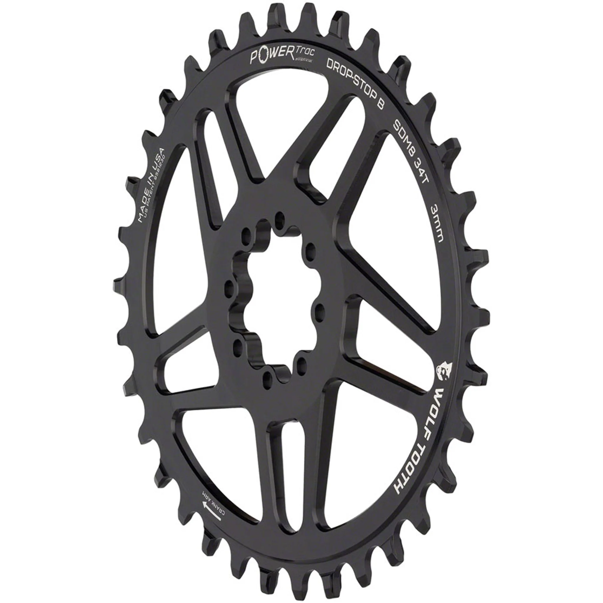 SRAM Elliptical 8-Bolt Direct Mount Chainrings - Image 6