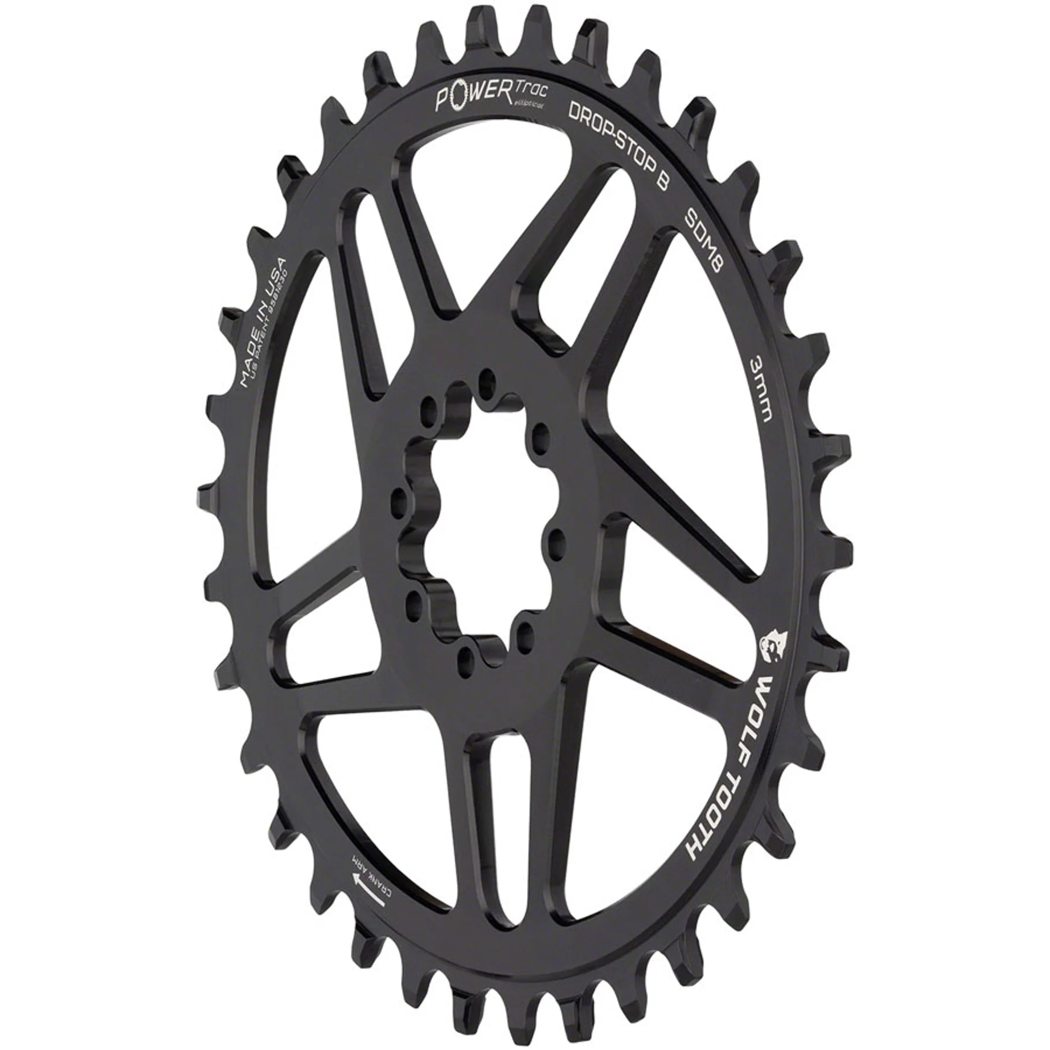 SRAM Elliptical 8-Bolt Direct Mount Chainrings - Image 8