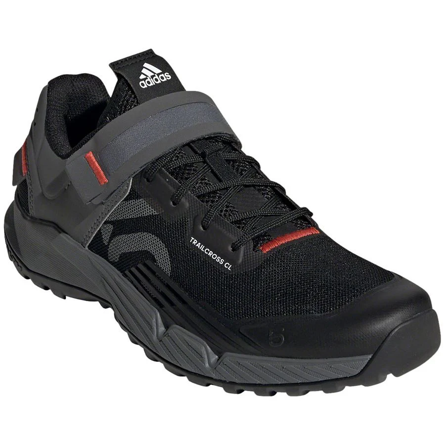 Trailcross Mountain Clipless Shoes - Women's, Core Black/Gray Three/Red - Image 10
