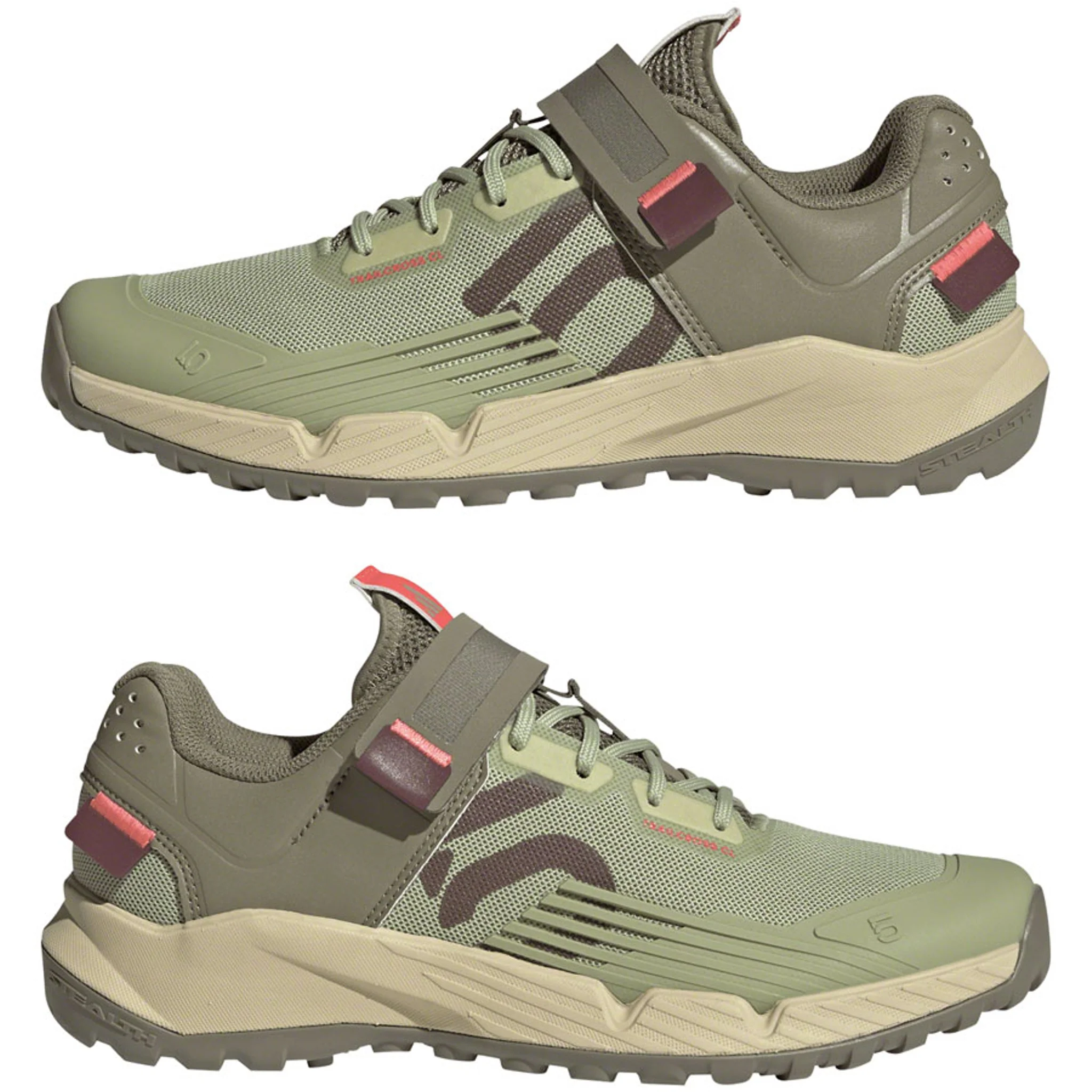 Trailcross Mountain Clipless Shoes - Women's, Magic Lime/Quiet Crimson/Orbit Green - Image 6