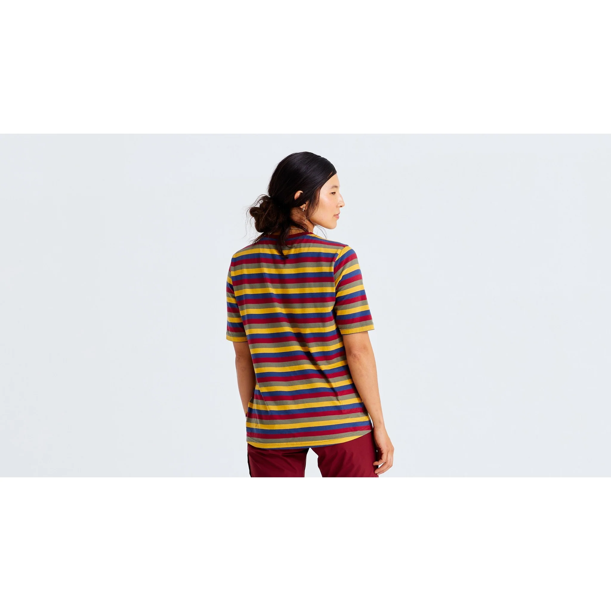 Women's Specialized/Fjällräven Cotton Striped Short Sleeve Tee - Image 5