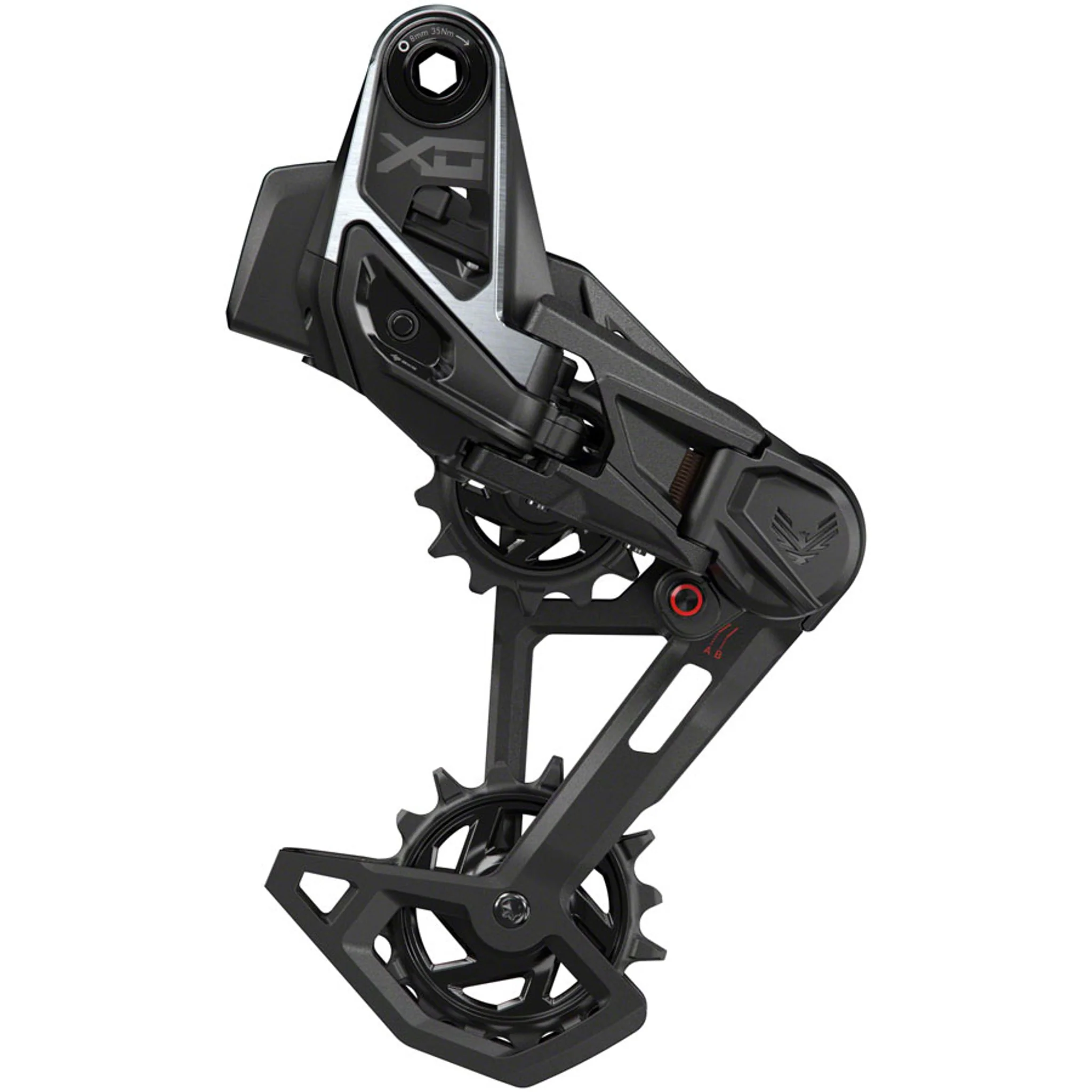X0 Eagle T-Type Ebike AXS Groupset - 104BCD 34T, Derailleur, Shifter, 10-52t Cassette, Clip-On Guard, Arms not included - Image 6